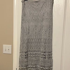 Chico’s Maxi Crochet style shirt.  Beautiful, NWT.